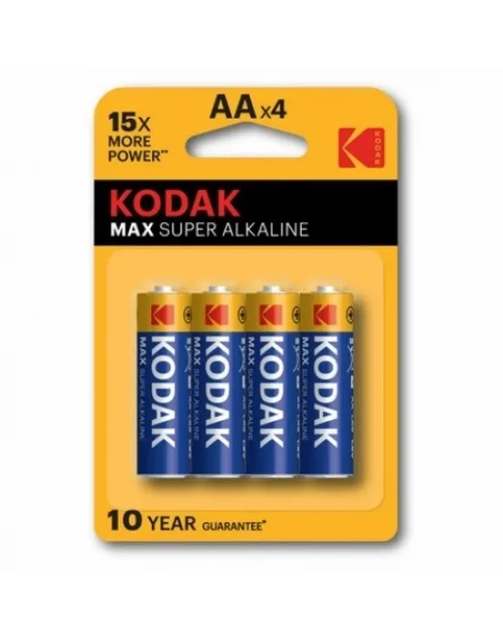 Kodak  4 Adet Max Super Alkalin Kalem Pil