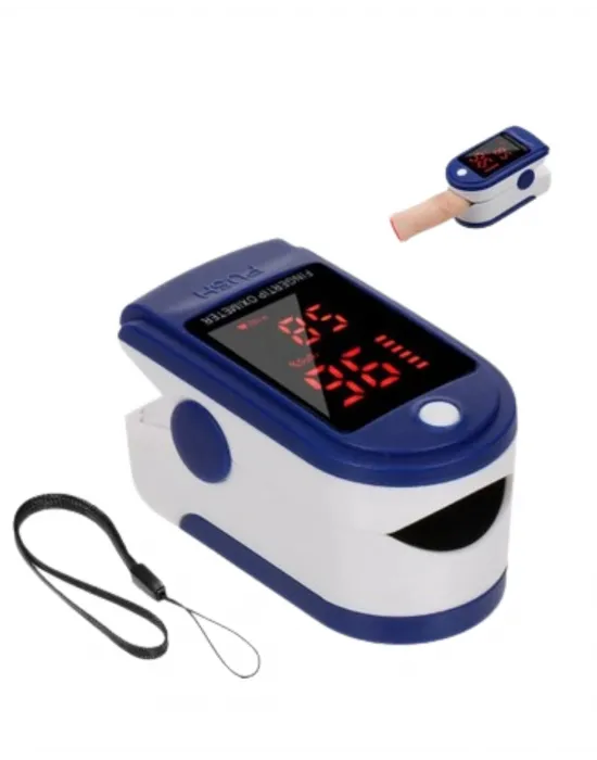 Kolay Kullanımlı Parmak Tipi Pulse Oksimetre Ev Tipi Kullanım