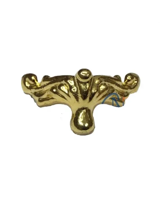 Köşe Etekli Sandık Ayağı, Kutu Ayak 1,5 Cm - Sarı