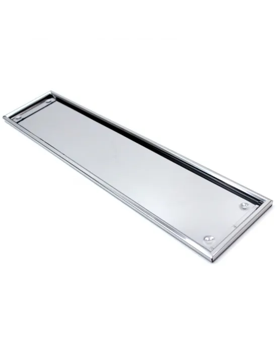 Krom Plakalık Yazısız 53x12cm 1 Adet