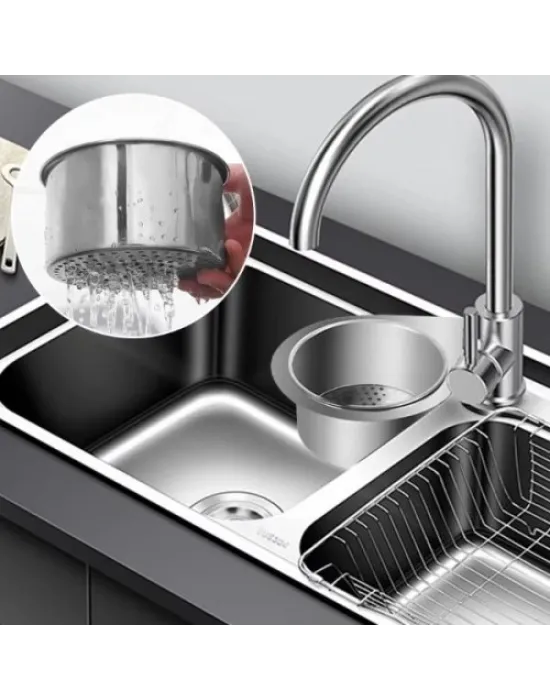 Kuğu Tasarımlı Paslanmaz Lavabo Drenaj Sepeti