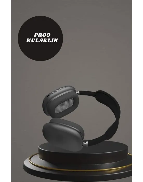 Kulak Üstü Kulaklık Pro9 Ve Yeni Nesil Akıllı Saat Android Ve İos Uyumlu Anc Özelliği