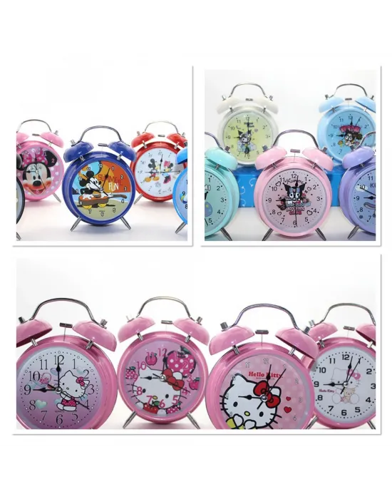 Kuromi,hello Kitty,mickey Mouse Masa Üstü Çalar Saat Alk3068