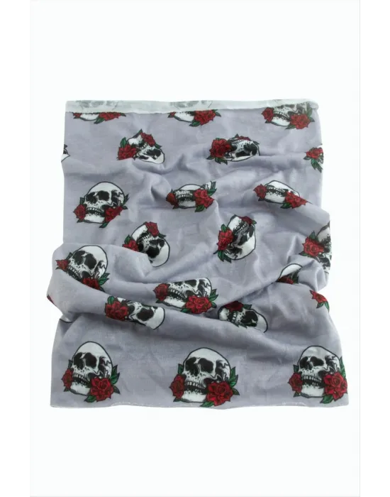 Kuru Kafa Desenli Baff Boyunluk