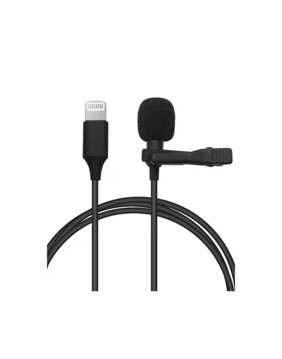 Lightning 2 Metre Double Mikrofon - Siyah