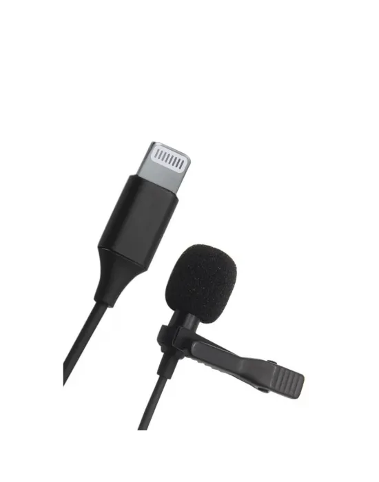 Lightning 2 Metre Double Mikrofon - Siyah