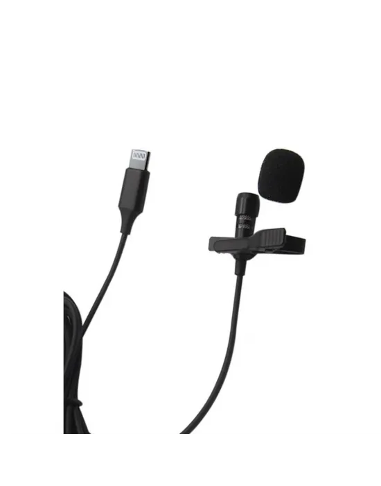 Lightning 2 Metre Double Mikrofon - Siyah