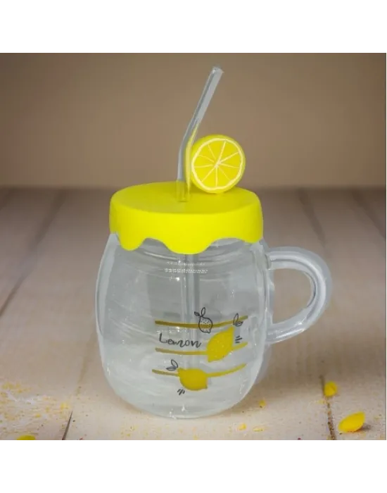 Limon Tasarımlı Kupa Bardak