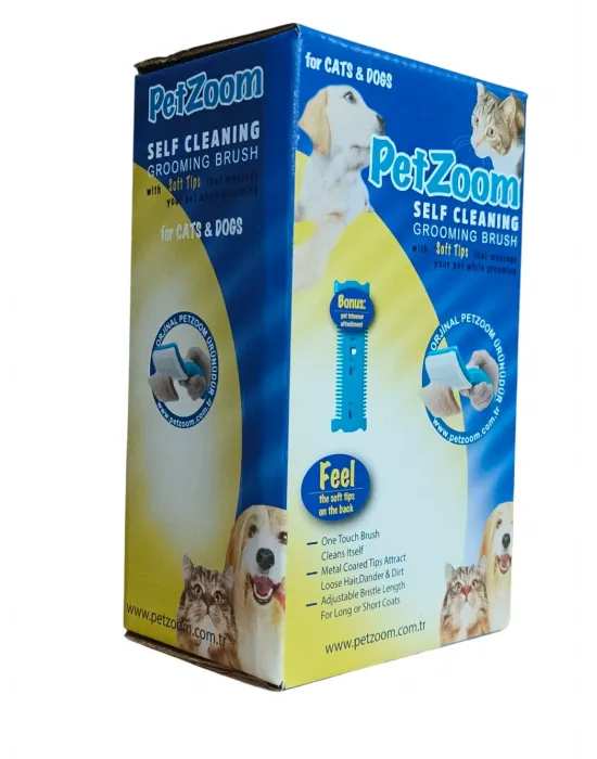 Lüks Basmalı Kedi Köpek Tarağı – Tüy Toplama Ve Temizleme, Ergonomik, Kolay Kullanım
