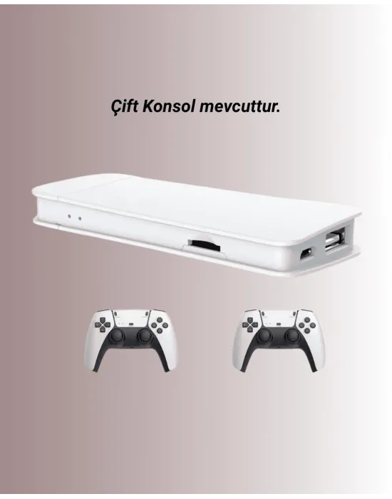 M15 Retro Konsol – 20.000 Oyunlu, Çift Gamepadli, 4k Hdmı
