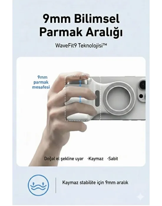 Magsafe Selfie Çubuğu Kamera Kolu Profesyonel Çekim Zoom