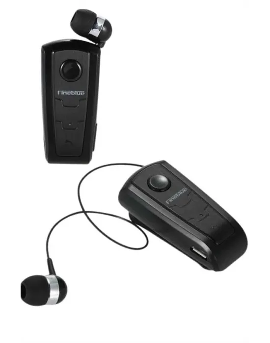 Makaralı Bluetooth Kulakiçi Yaka Kulaklığı Kablosuz Kulaklık