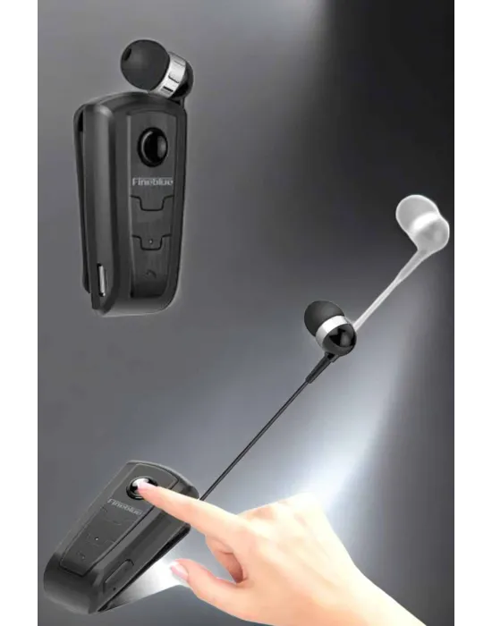Makaralı Bluetooth Kulaklık Çağrı Cevaplama Kablolu Uzun Pil Ömrü