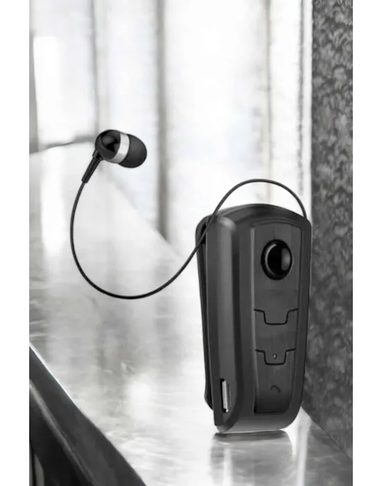 Makaralı Bluetooth Kulaklık Kulak İçi Android İos Uyumlu Titreşimli