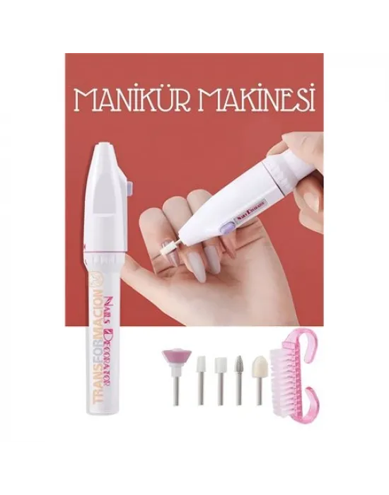 Manikür Pedikür Tırnak Törpü Seti Pilli 715973