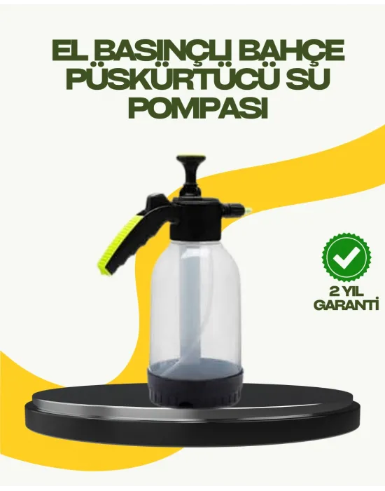 Manuel Basınçlı Köpük Püskürtücü Ayarlanabilir Nozullu 2 Litre Araba Yıkama