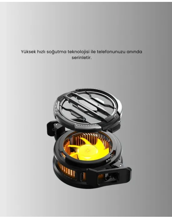 Manyetik Montajlı Kompakt Telefon Soğutucu