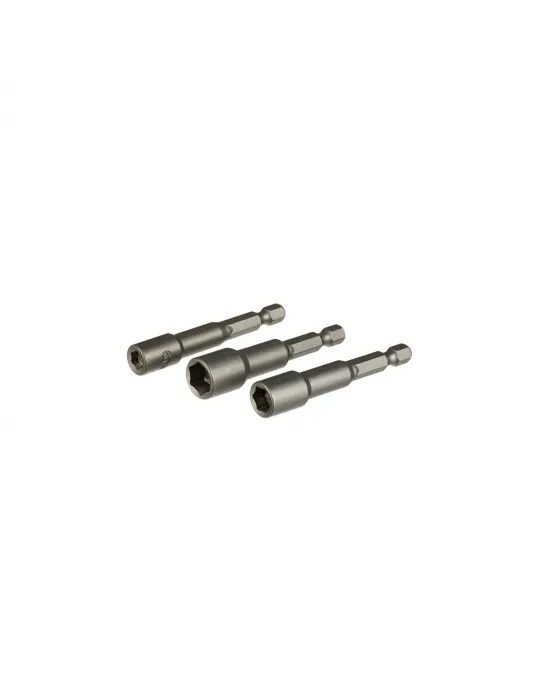 Manyetik Somun Adaptörü - 3 Lü Set 6,8,10x65 Mm