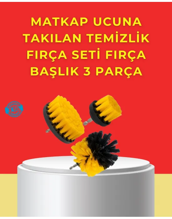 Matkap Ucu Temizlik Aparatı 3’lü Fırça Seti