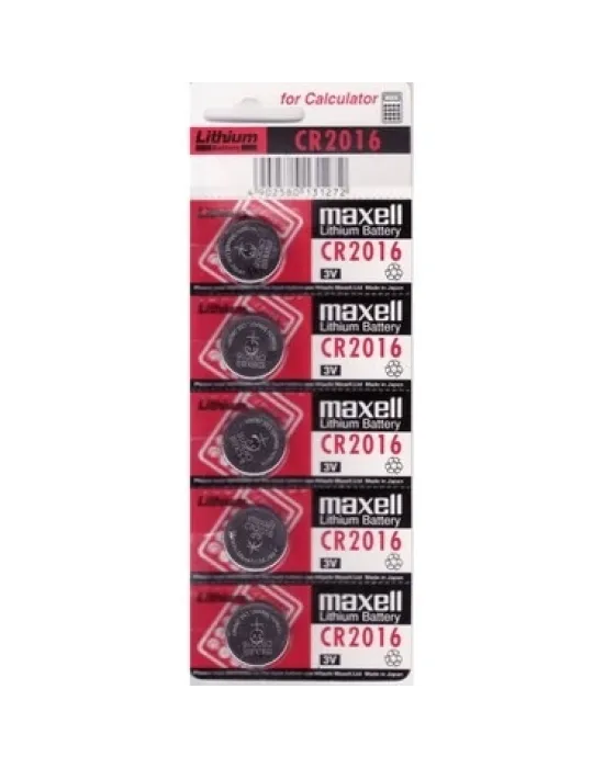 Maxell Cr2016 3v Lityum Düğme Pil 5li Paket