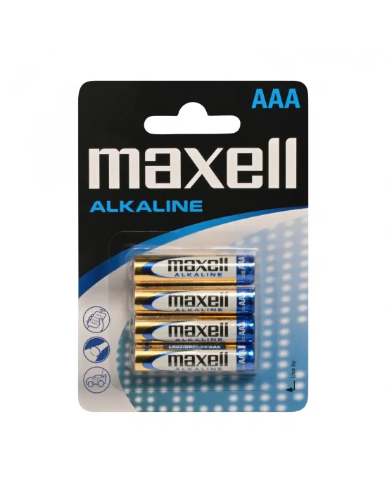 Maxell Lr03 Aaa Alkalin İnce Kalem Pil 4’lü Paket Blister