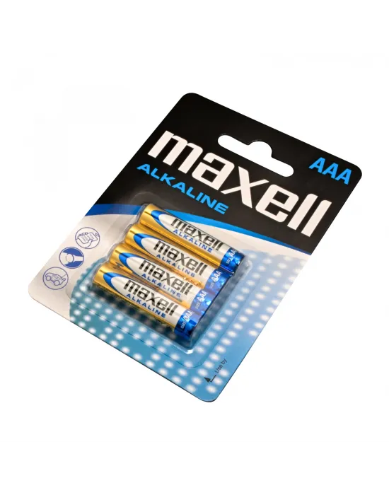Maxell Lr03 Aaa Alkalin İnce Kalem Pil 4’lü Paket Blister
