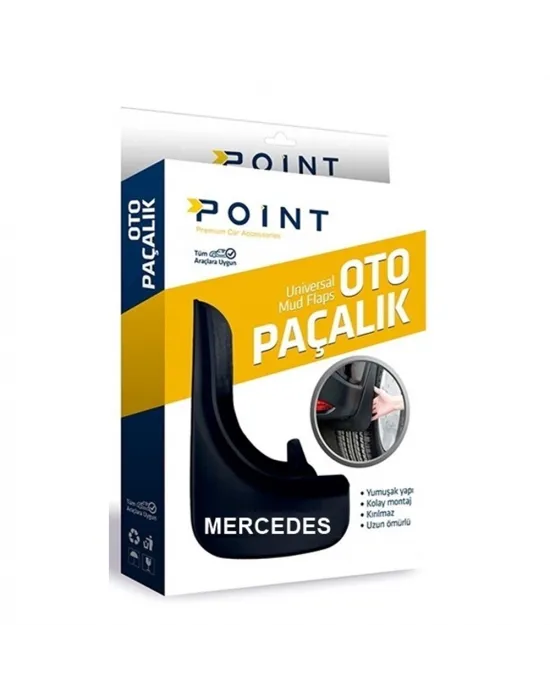 Mercedes Paçalık Tozluk Çamurluk Siyah 2li