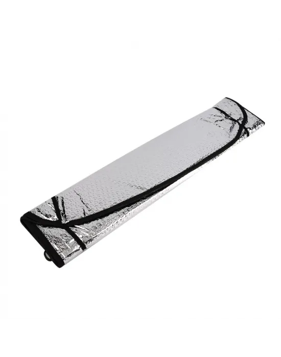 Metalize Ön Cam Oto Güneşlik 130x60cm Gri