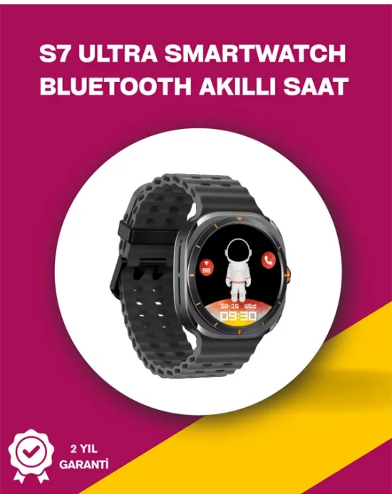 Mikrofon Ve Hoparlörlü Akıllı Saat | Takvim, Titreşim, Kronometre Özellikli