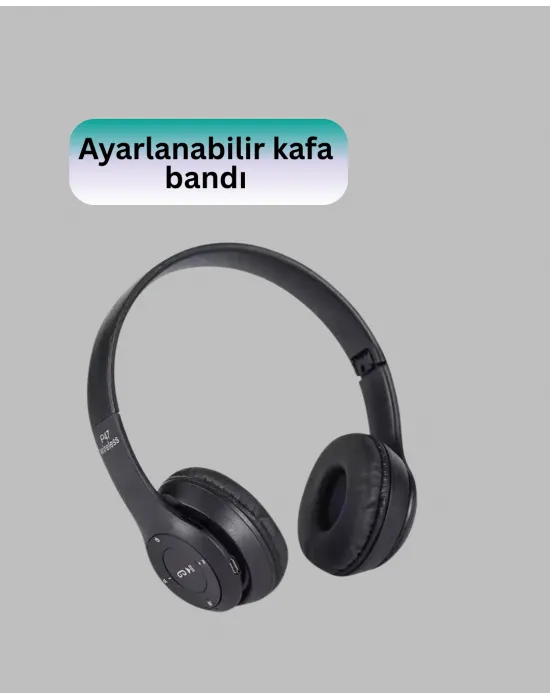 Mikrofonlu Kablosuz Kulaklık | Uzun Pil Ömrü Ve Stereo Ses Performansı