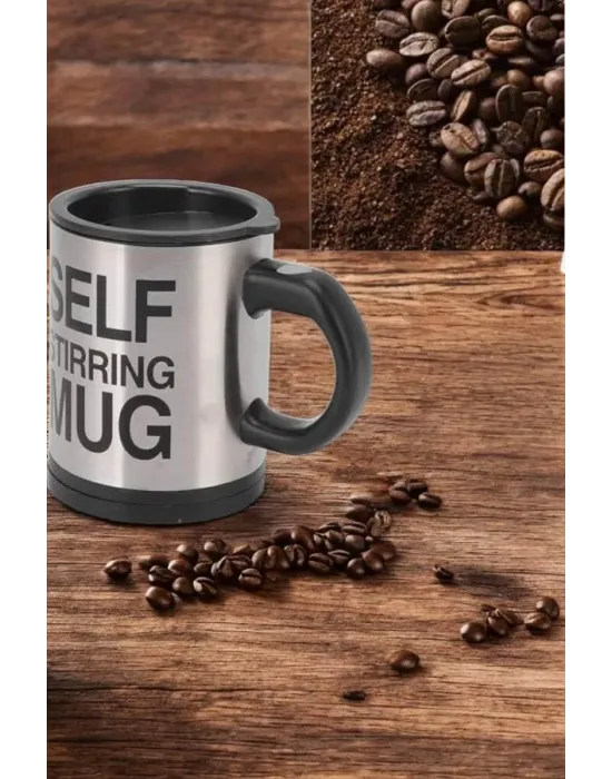 Mikser Kupa Yazılı Mug Bardak Karıştırma Özelliği