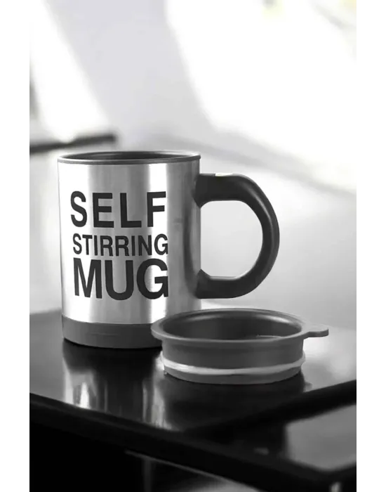 Mikser Kupa Yazılı Mug Bardak Karıştırma Özelliği