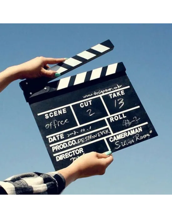 Mini Boy Dekoratif Sinema Klaket