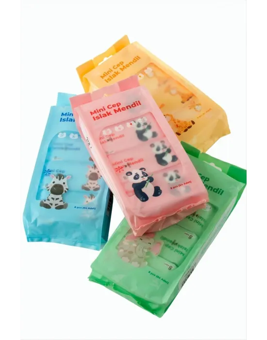 Mini Cep Islak Mendil 64 Adet