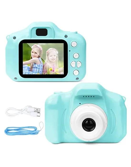 Mini Kamera Fotoğraf Makinesi Mavi