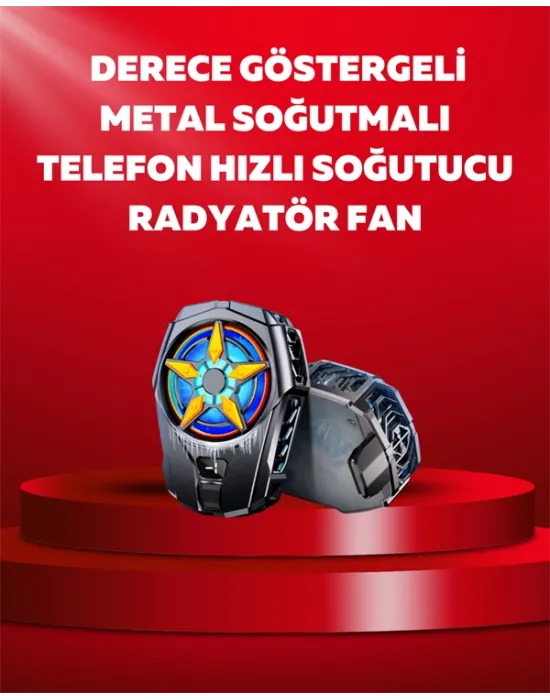 Mobil Cihaz Soğutma Radyatörü – Metal+abs, Type-c Kablolu