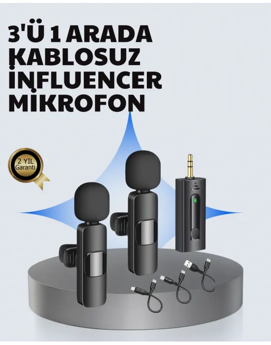 Mobil Uyumlu Mikrofon - Dış Mekân İçin İdeal