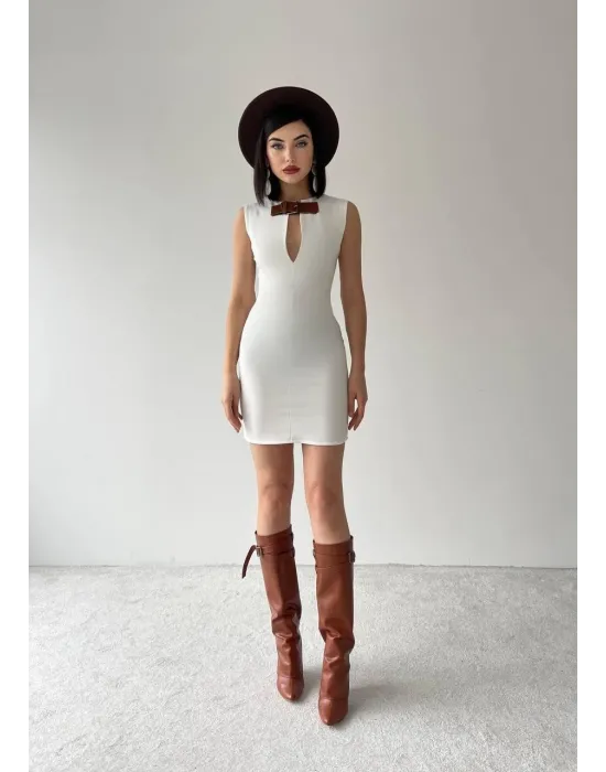 Nadia Kemerli Mini Elbise