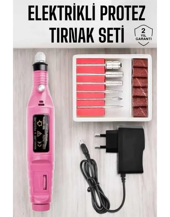 Nasır Temizleyici Manikür Pedikür Seti Elektrikli Usb Girişli