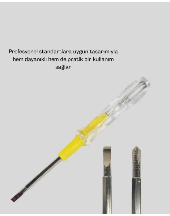 Neon Işıklı Elektrik Kontrol Kalemi
