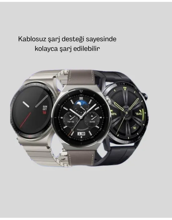 Nfc Destekli Akıllı Saat – Kablosuz Şarj & Sesli Arama Özelliği