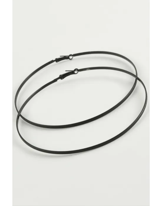 Noktalı Metal Halka Küpe 8-9-10 cm