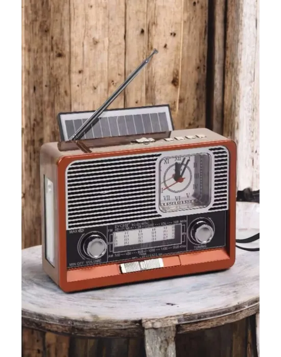 Nostaljik Radyo Usb,aux Ve Sd Kart Girişli Bluetooth Bağlantılı
