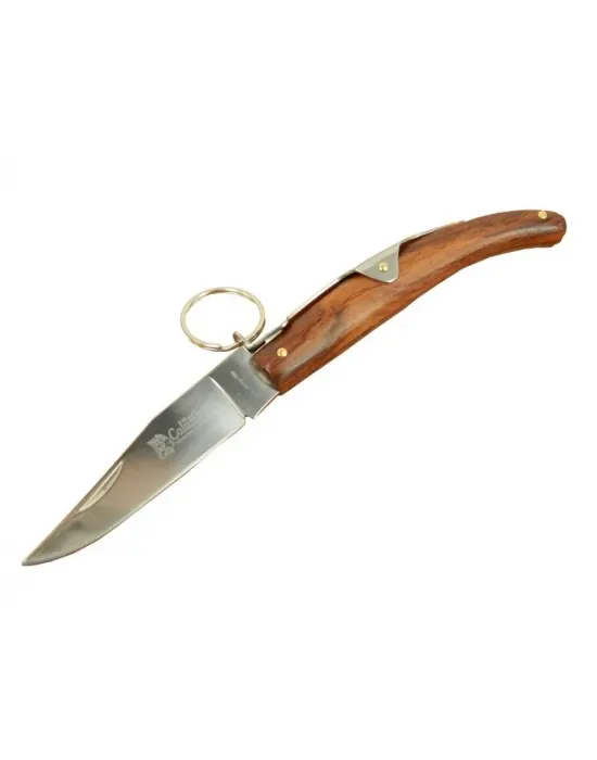 Okapi Gc2079b Kahverengi Kamp Çakı 19cm - Manuel, Kemerlikli, Ahşap Sap