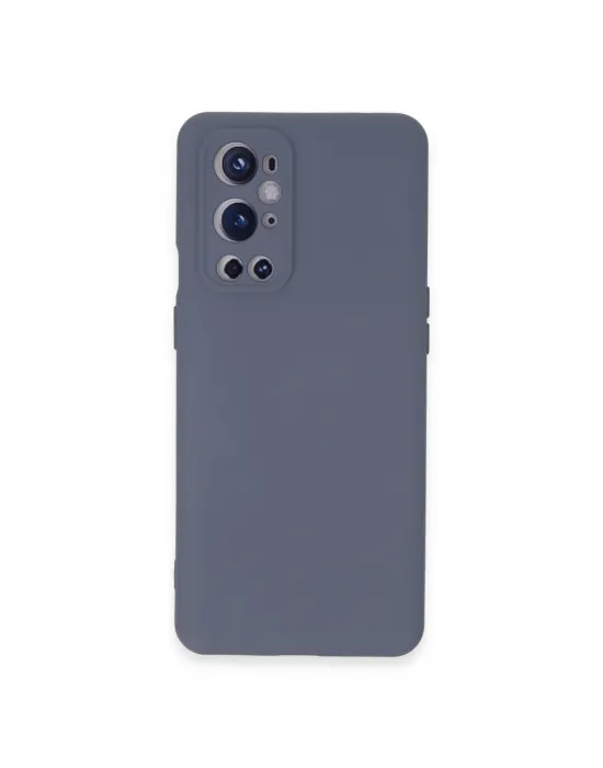 One Plus 9 Pro Kılıf Nano İçi Kadife Silikon - Gri