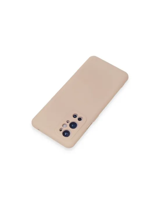 One Plus 9 Pro Kılıf Nano İçi Kadife Silikon - Pudra