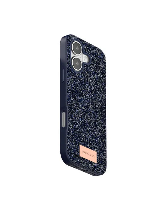 Onegif Apple İphone 17 Bright Simli Kapak - Mavi