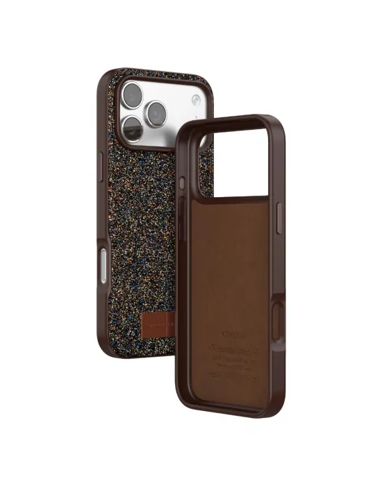 Onegif Apple İphone 17 Pro Max Bright Simli Kapak - Gold