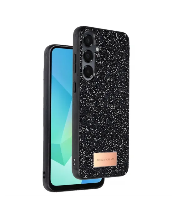 Onegif Samsung Galaxy A16 5g Bright Simli Kapak - Siyah