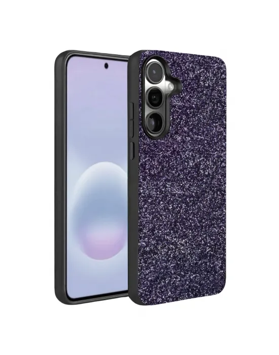 Onegif Samsung Galaxy A37 5g Bright Simli Kapak - Derin Mor